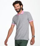 SOL'S Prince Contrast Cotton Piqué Polo Shirt