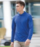 Henbury Long Sleeve Coolplus® Piqué Polo Shirt