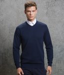 Kustom Kit Arundel Cotton Acrylic V Neck Sweater