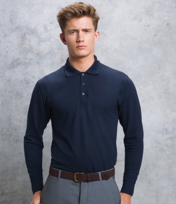 Kustom Kit Long Sleeve Poly/Cotton Piqu Polo Shirt