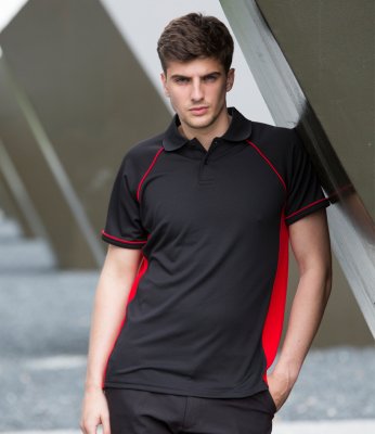 Finden & Hales Performance Panel Polo Shirt