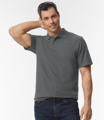 GD35 Gildan SoftStyle Double Piqu Polo Shirt