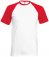 SS31 Fruit of the Loom Contrast Baseball T-Shirt