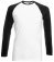 SS32 Fruit of the Loom Contrast Long Sleeve Baseball T-Shirt