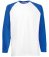 SS32 Fruit of the Loom Contrast Long Sleeve Baseball T-Shirt
