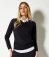 K353 Kustom Kit Ladies Arundel Cotton Acrylic V Neck Sweater