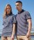 FR230 Front Row Striped Jersey Polo Shirt